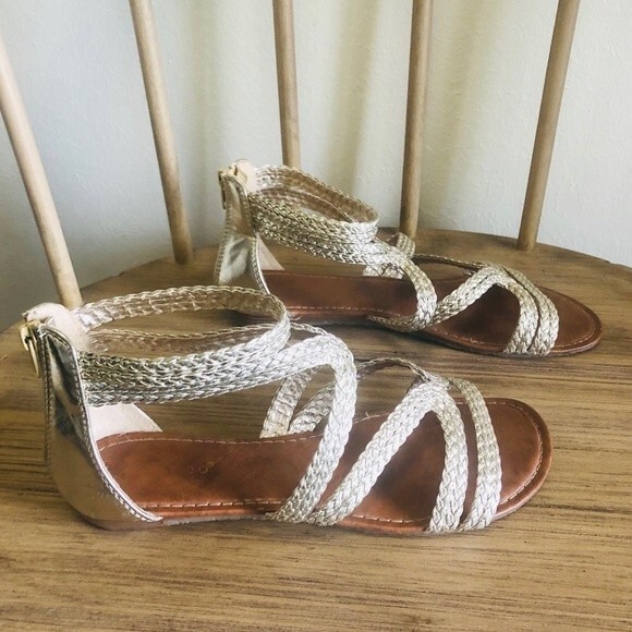 Bamboo Gold Beginning Gladiador Sandals Women’s Sz. 8.5 - Picture 5 of 10